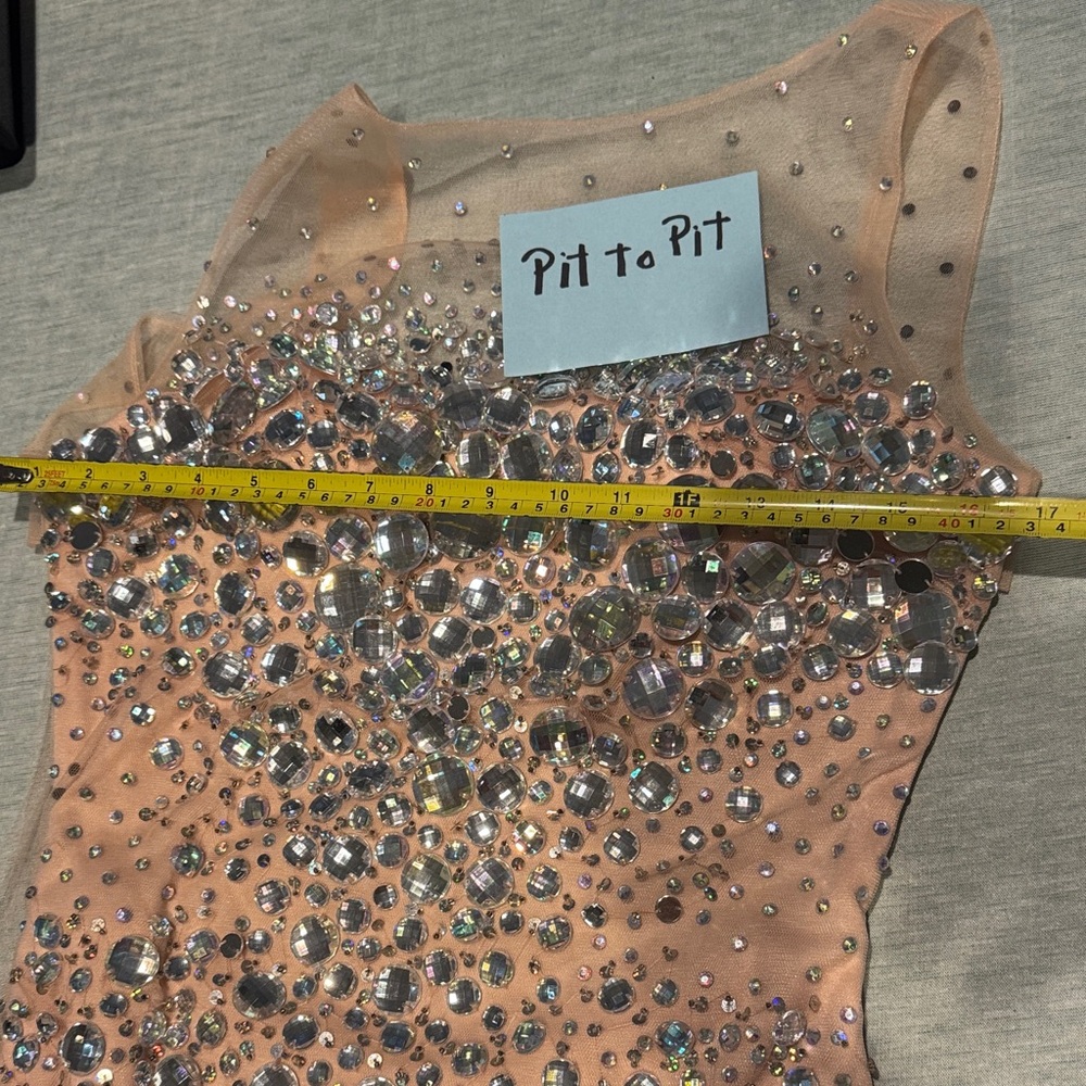 Stunning Sequined High-Low Dress - Picture 11 of 15
